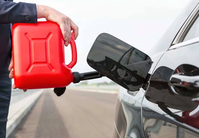 emergency fuel delivery car out of petrol