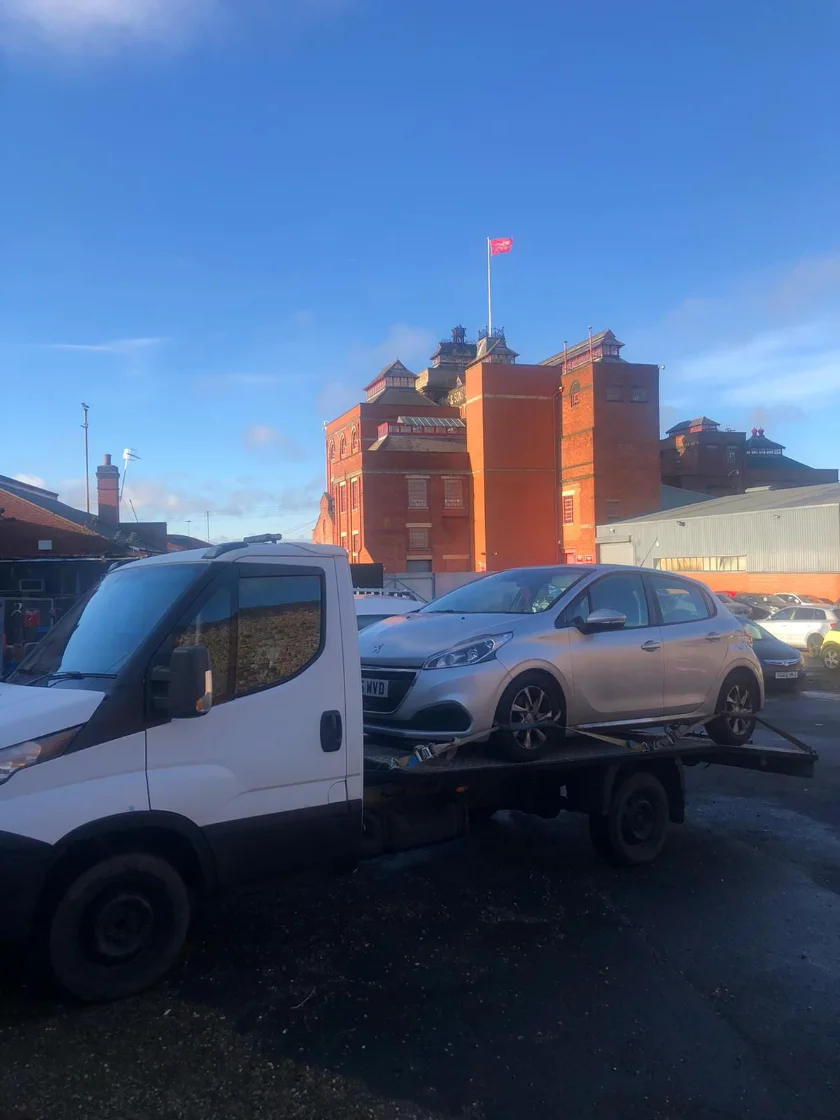 Scrap car collection East Midlands, UK