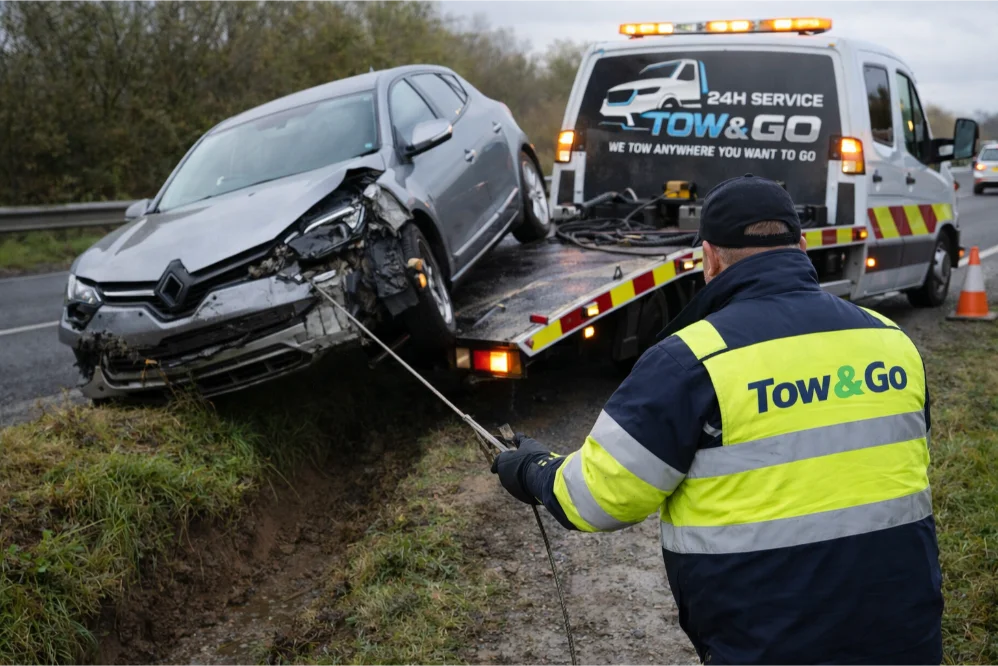 tow and go ditch pull out recovery nottingham uk