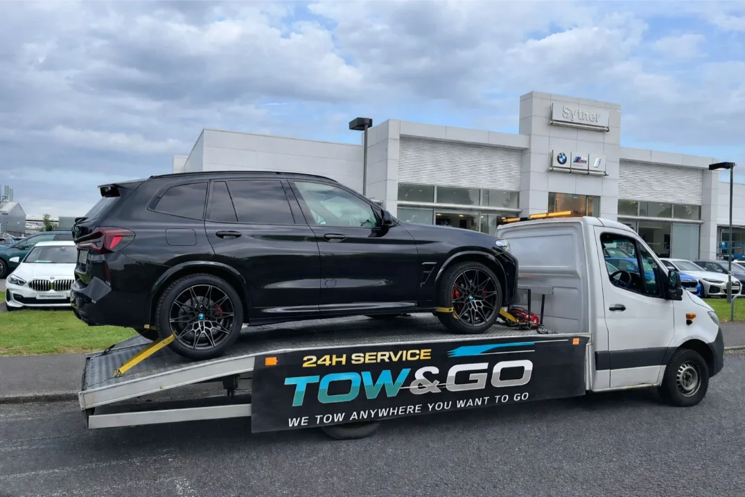 tow go flatbed tow truck branded vehicle recovery