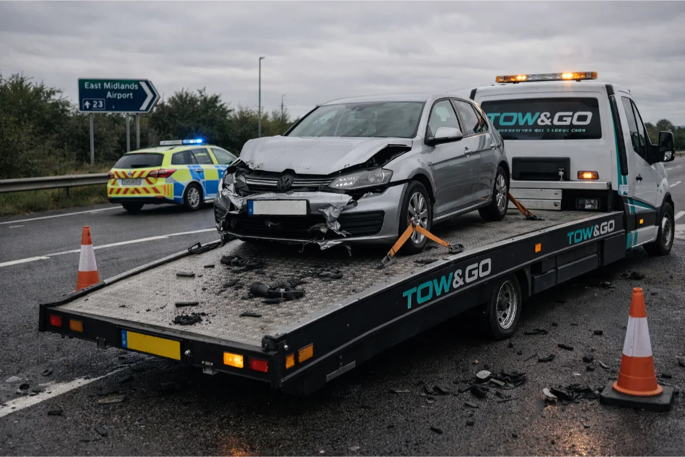 A453 Accident Recovery East Midlands Airport