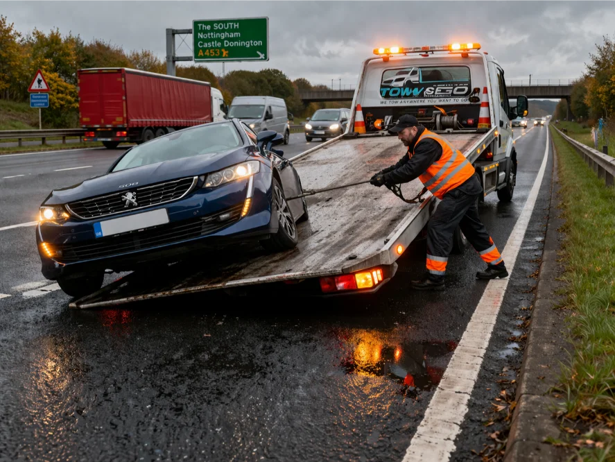A453 Castle Donington Emergency towing and roadside assistance