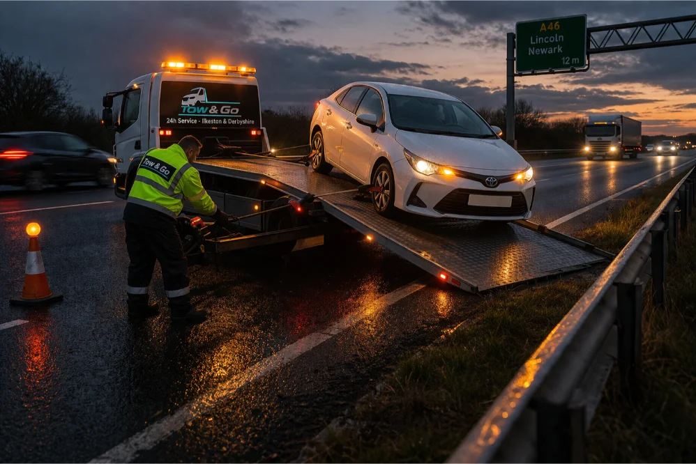 A46 Emergency Towing toyota corolla