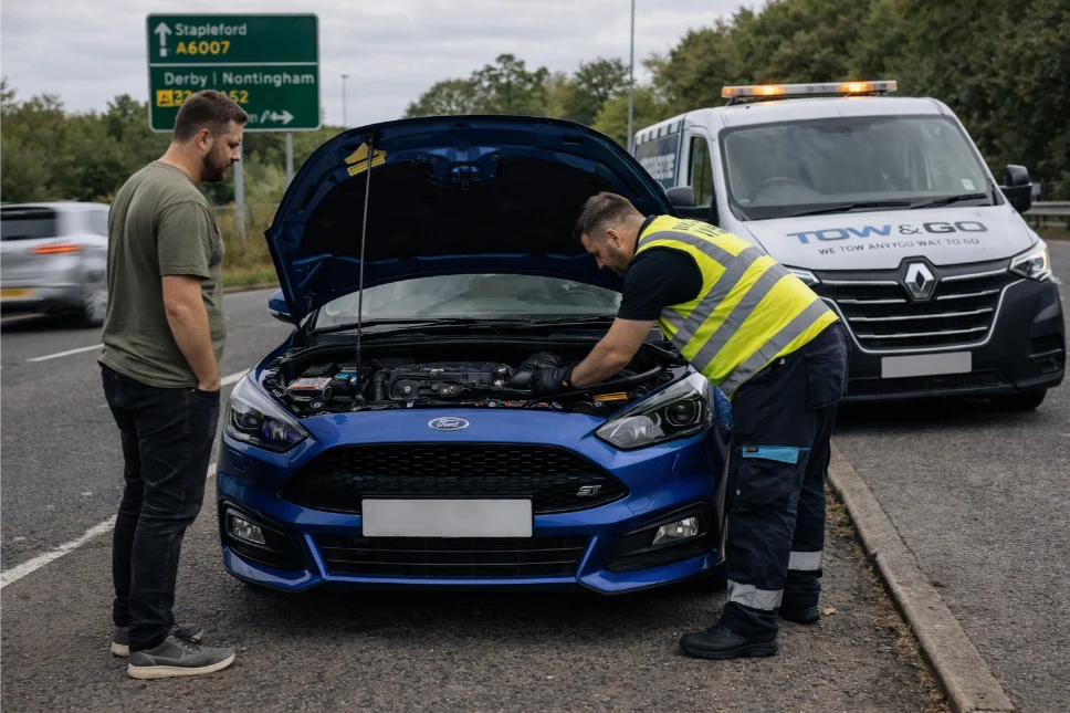 Ford Focus St Roadside assistance A52
