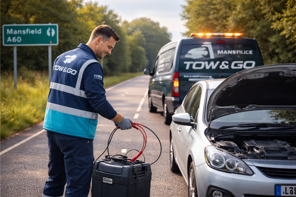 breakdown recovery and assitance in mansfield