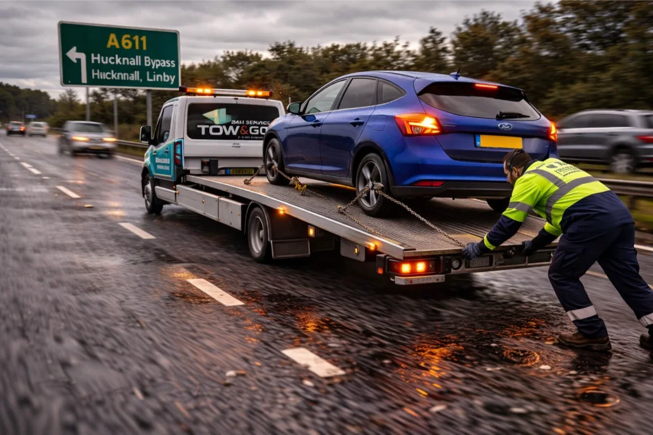 Car Recovery Hucknall Ford Focus Flatbed