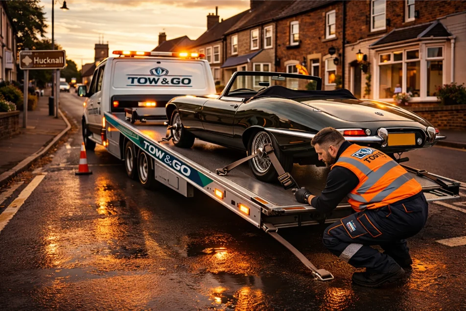 Classic Car Recovery Jaguar E-type Hucknall