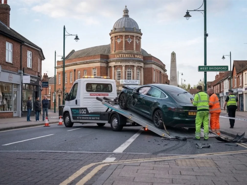 emergency accident recovery near lutterell hall in west bridgford