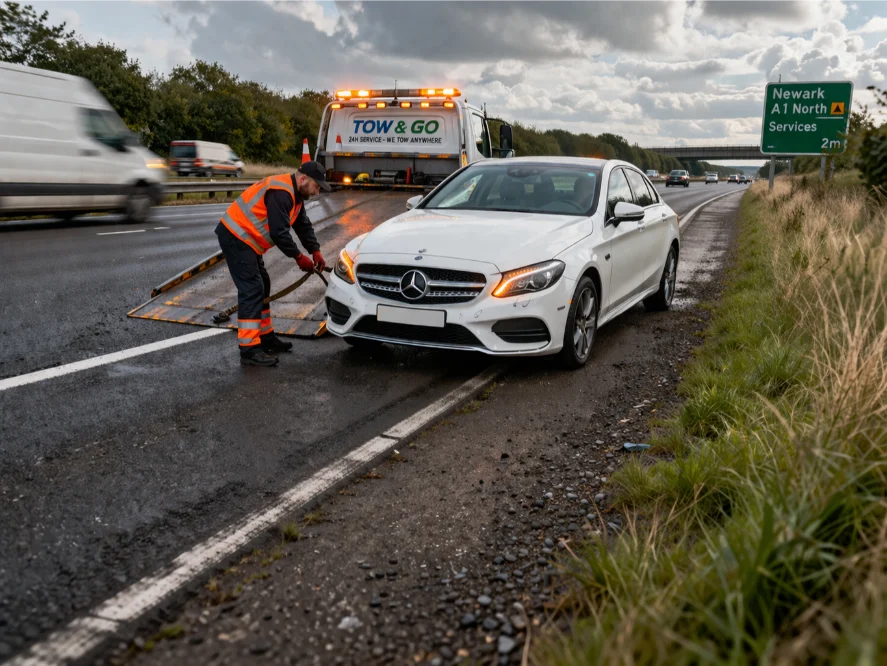 Emergency Towing Newark Mercedes A1 Roadside