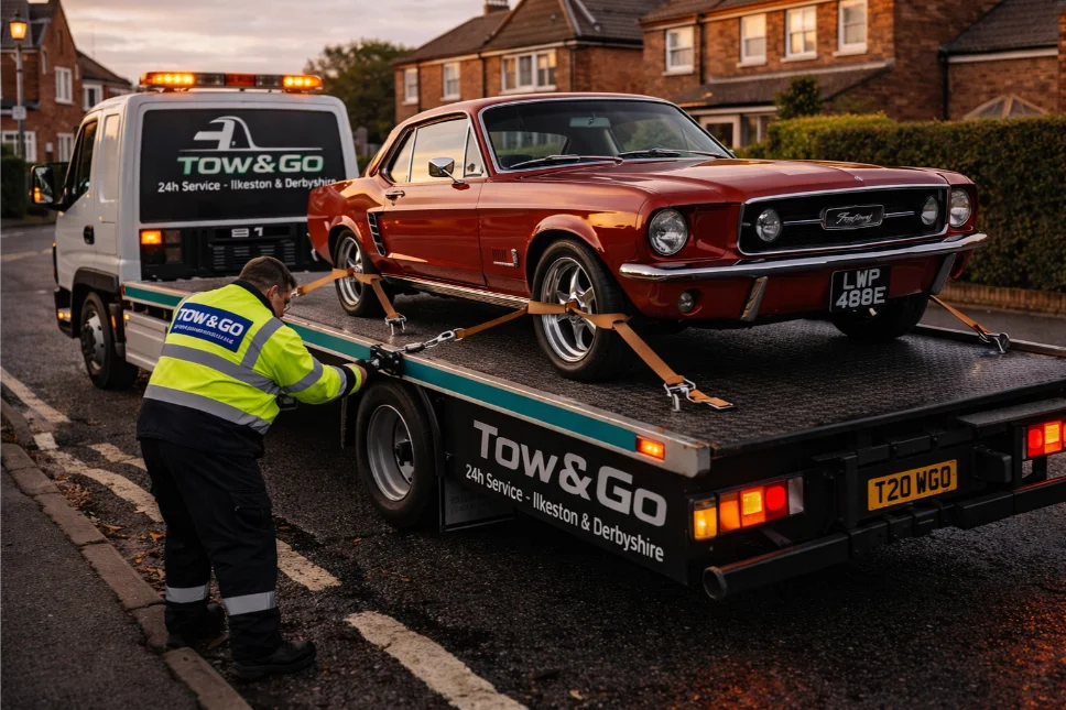 Ford Mustang 1967 Classic Car Recovery Sutton-in-ashfield