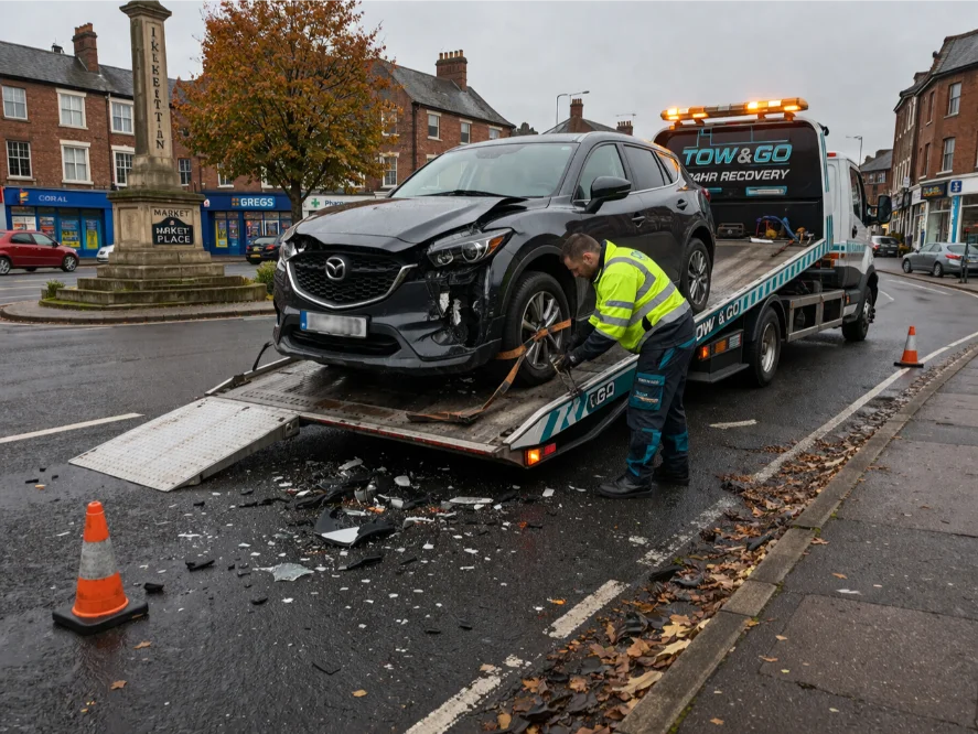 accident recovery of Mazda CX5