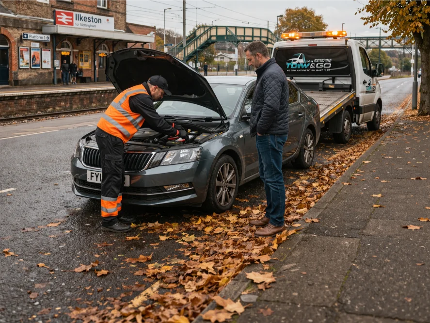 Ilkeston Roadside assistance Skoda Octavia