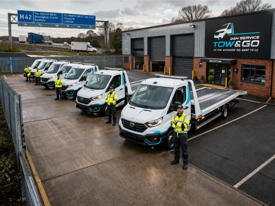 M42 Recovery Truck Fleet Tow & Go depot