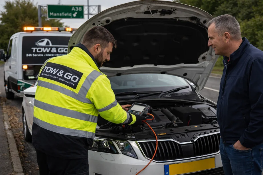 Roadside assistance Skoda Octavia A38 Mansfield