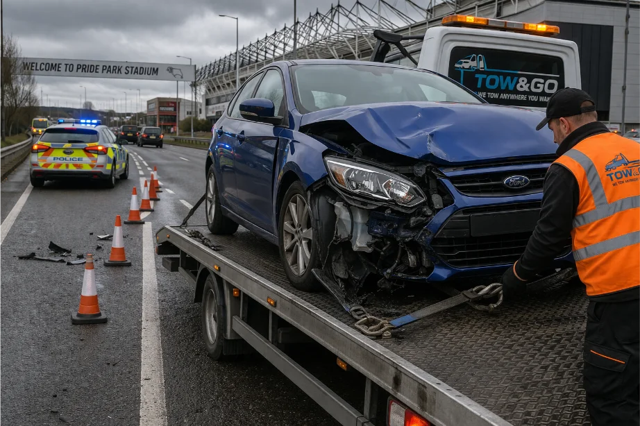 ford focus accident recovery pride park derby