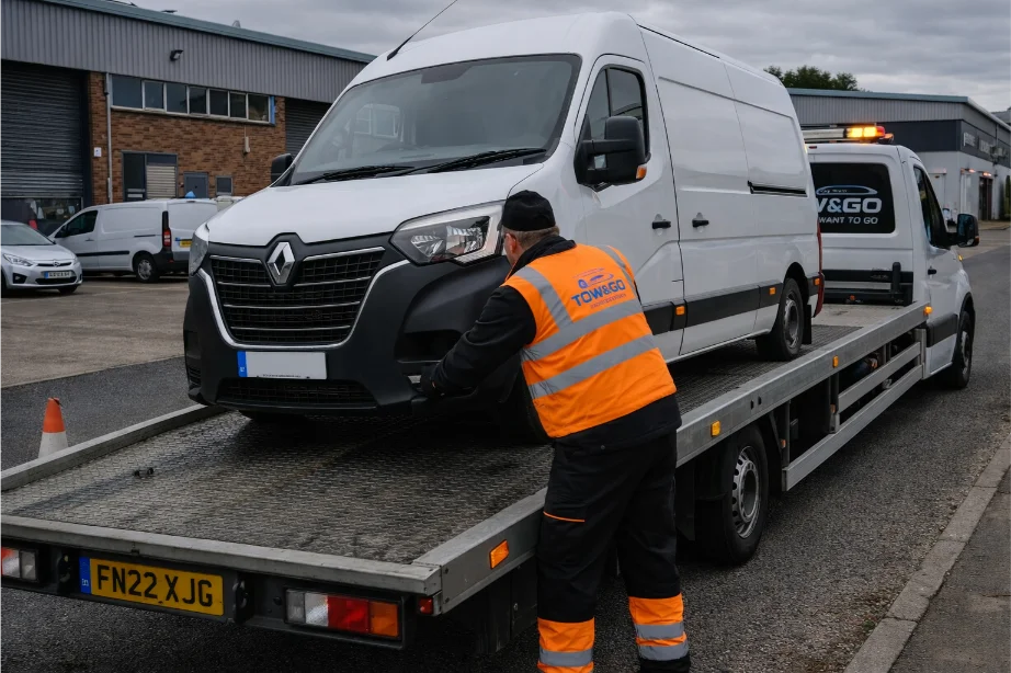 renault master van recovery derby