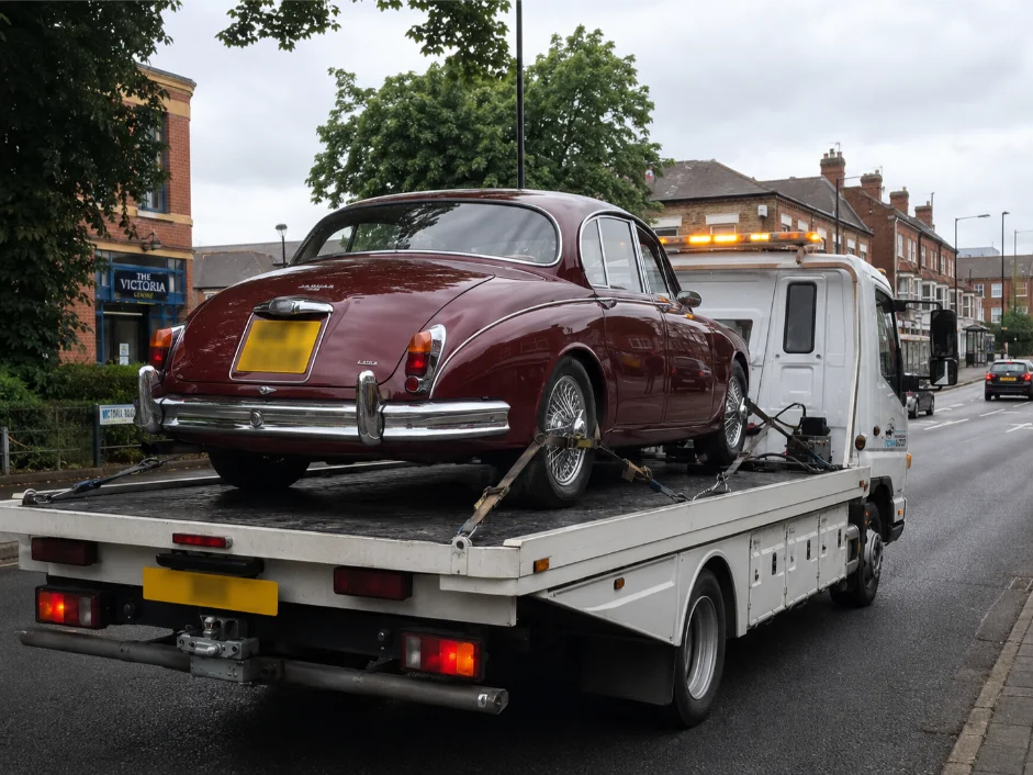 1967 Jaguar MK2 Classic Car Recovery Victoria Road Netherfield Nottingham