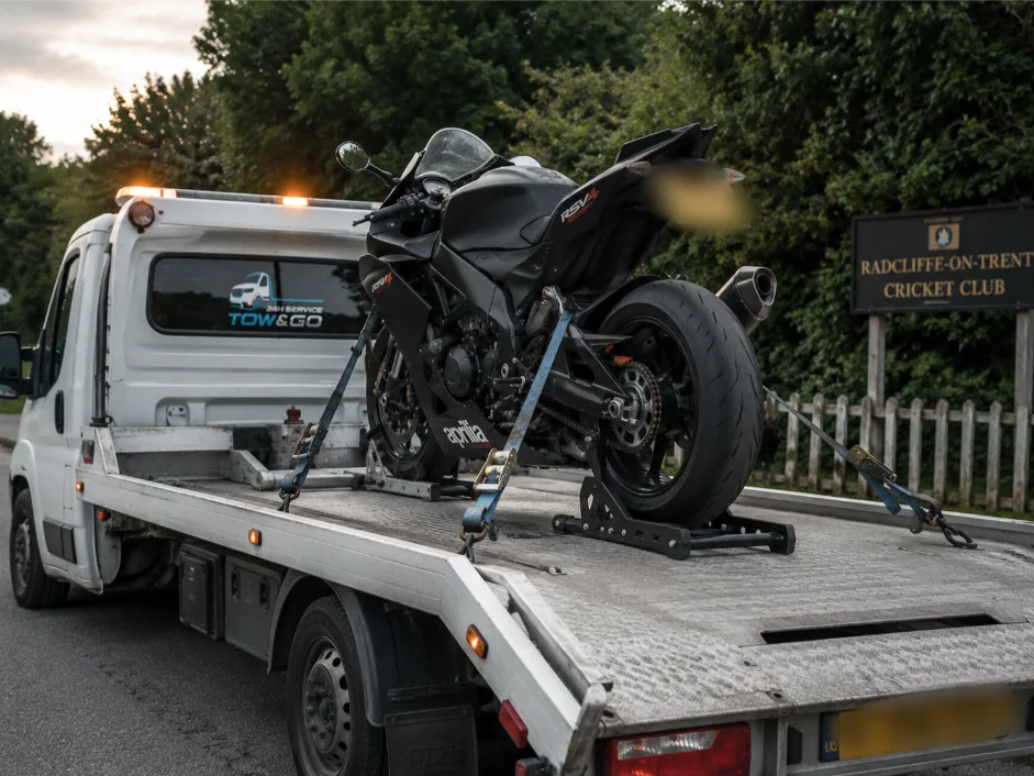 Aprilia RSV4 Motorbike Recovery Radcliffe On Trent