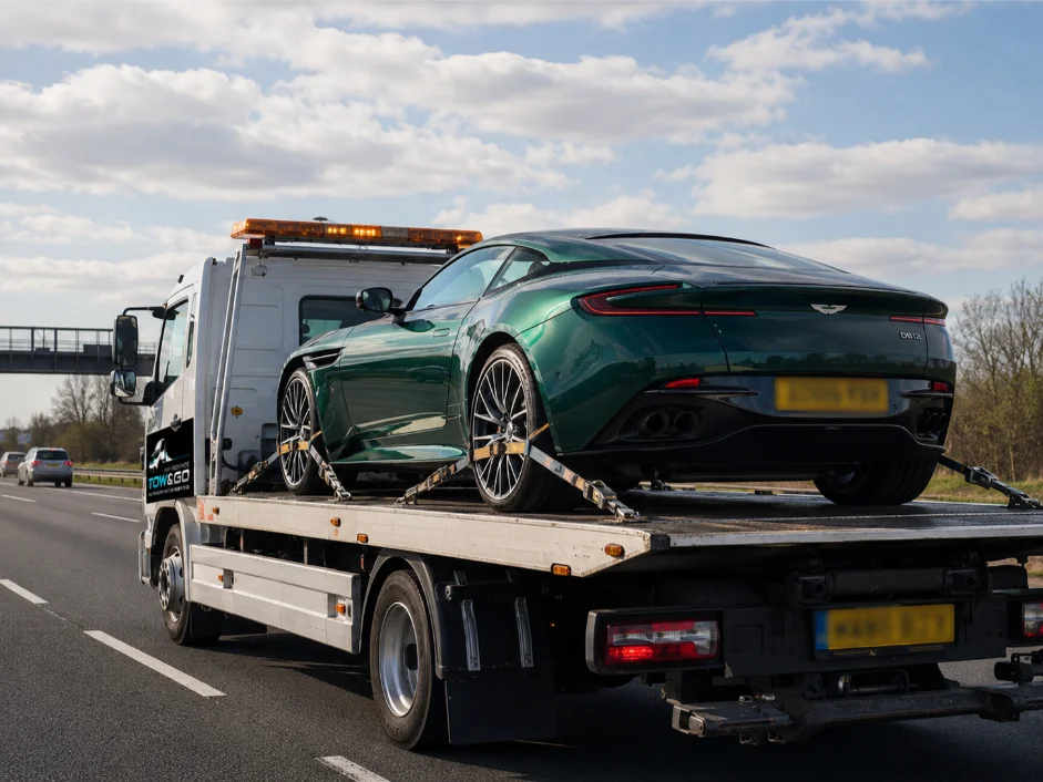 Aston Martin DB12 Luxury Car Recovery A453 Nottingham