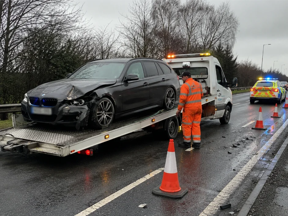 BMW 2 Series Accident Recovery A611 Kirkby in Ashfield Nottinghamshire