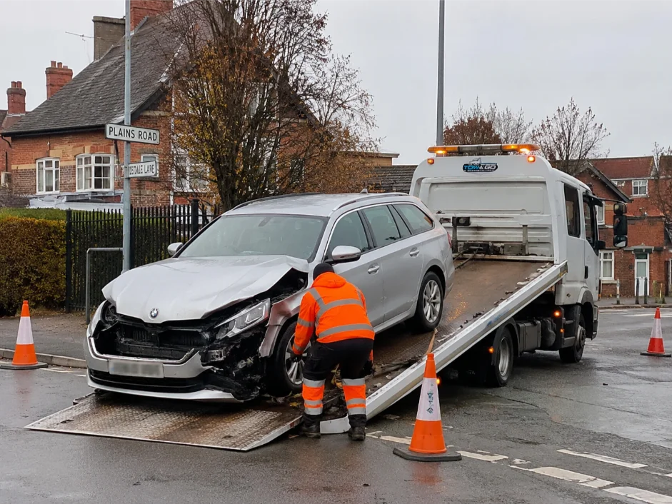 BMW 5 Series Accident Recovery Plains Road Mapperley