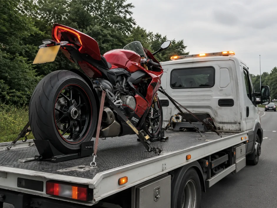 Ducati Panigale V4 Motorbike Recovery A617 Road