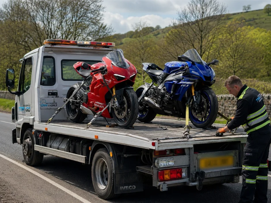 Ducati Panigale Yamaha R1 Motorbike Recovery A50