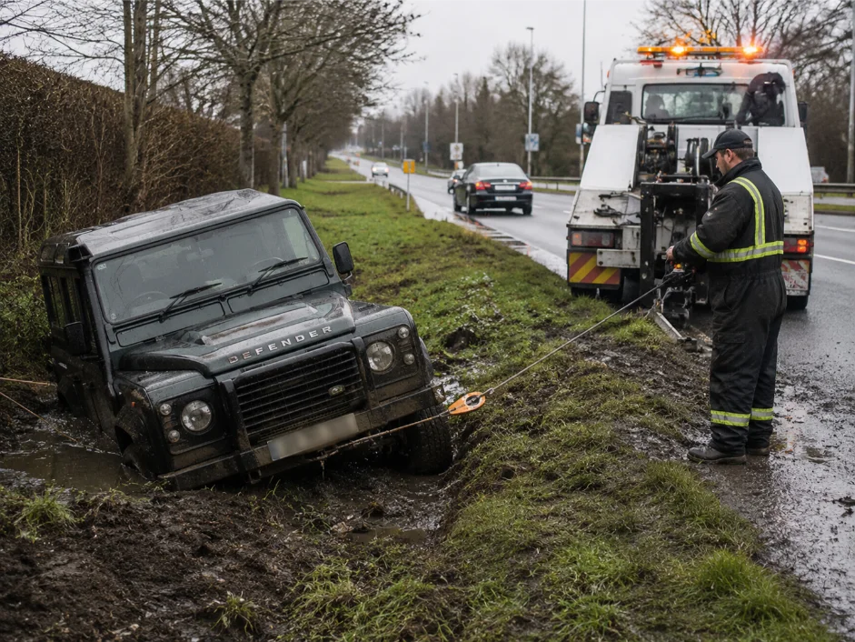 Land Rover Defender Winch Recovery Bulwell Nottingham