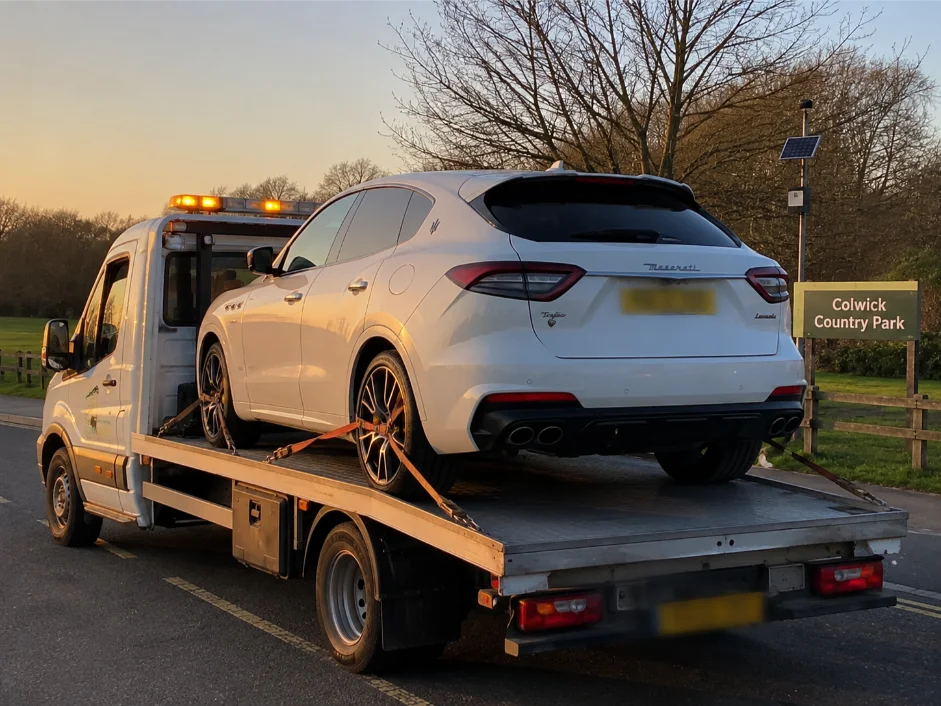 Maserati Levante Trofeo Luxury Car Recovery Colwick Country Park Netherfield Nottingham