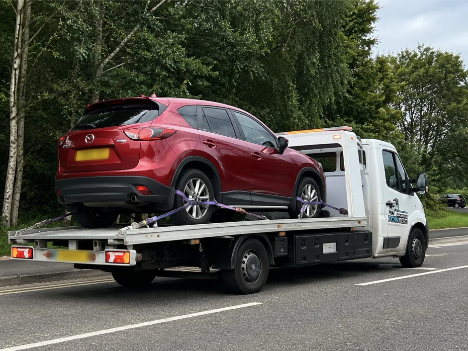 Mazda CX5 Vehicle Recovery on A611 Ravenshead Nottinghamshire
