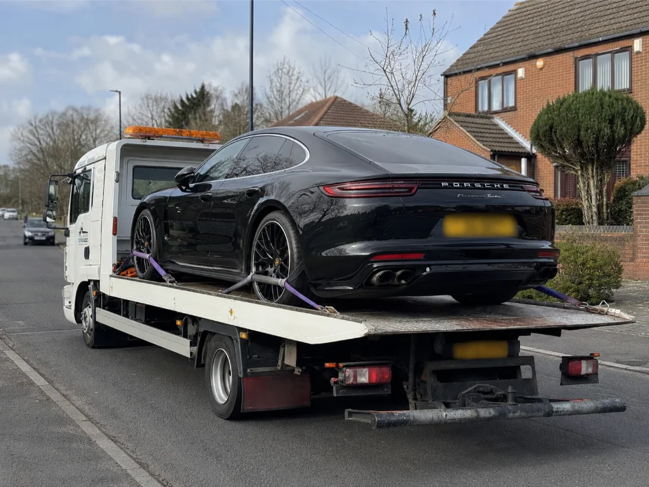 Porsche Panamera Luxury Car Recovery Ruddington