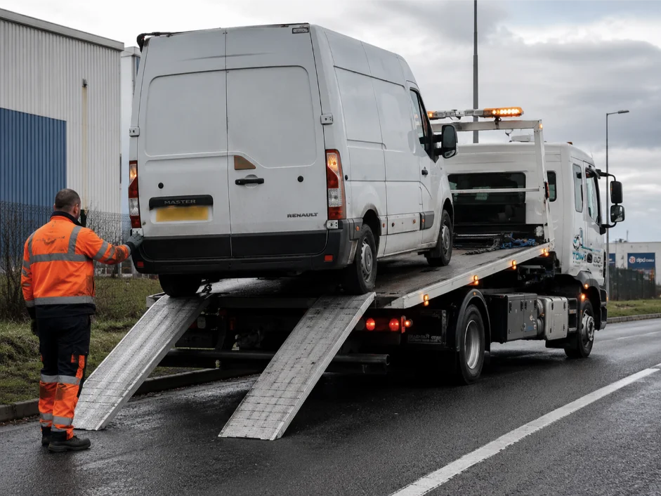 Renault Master Van Recovery A453 East Midlands Gateway