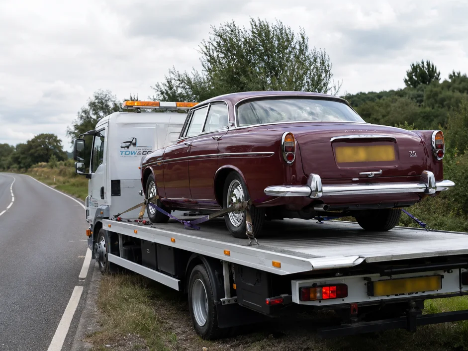 Rover P35 Classic Car Recovery A611 Papplewick Nottinghamshire