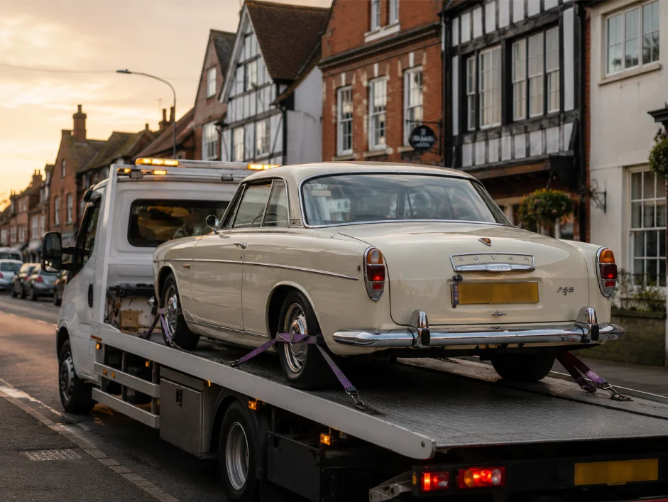 Rover P5B Classic Car Recovery High Street Ruddington