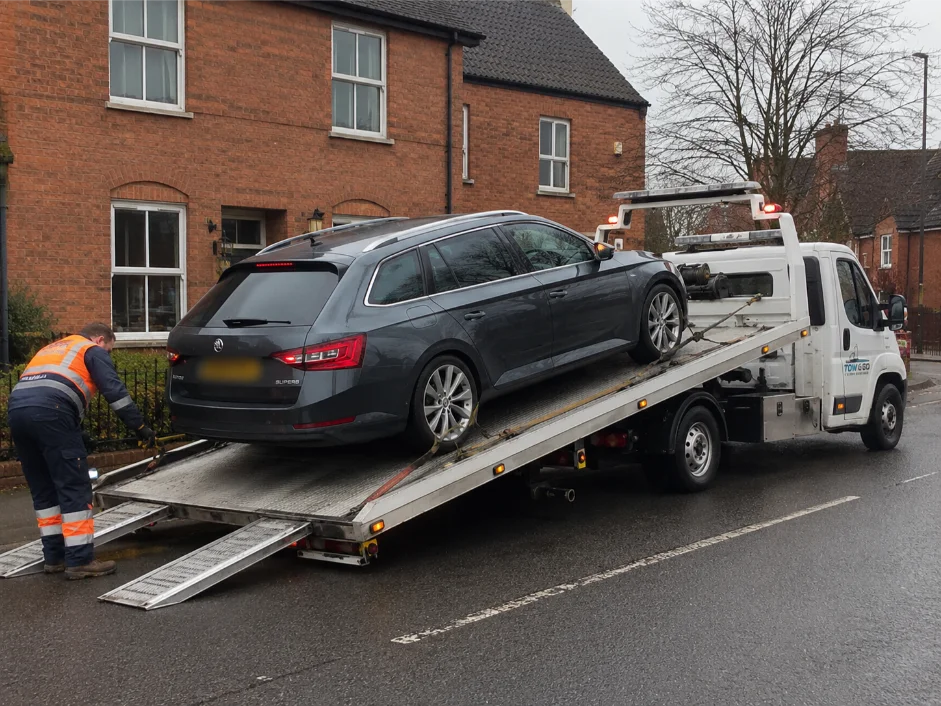 Skoda Superb Breakdown Recovery Long Acre Bingham