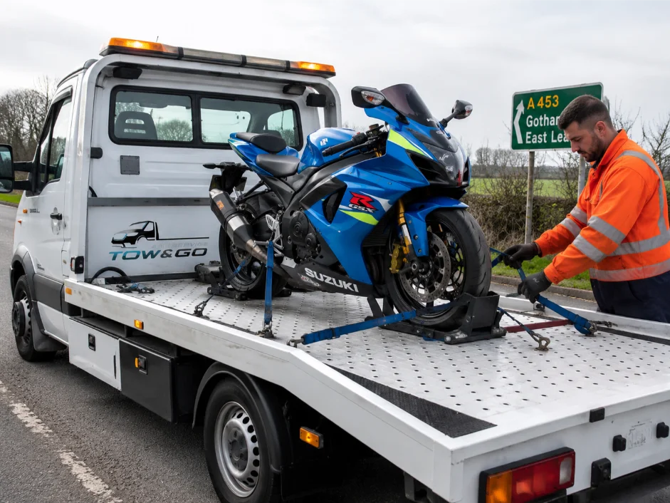 Suzuki GSX R1000 Motorbike Recovery A606 Stamford