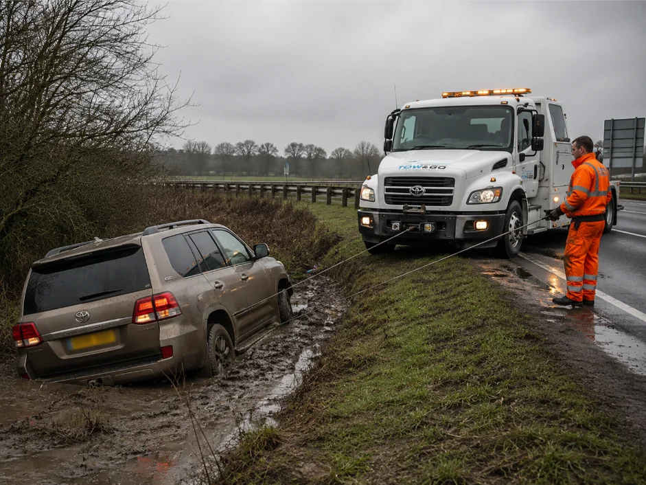 Toyota Land Cruiser Winch Recovery A606 Rutland Water