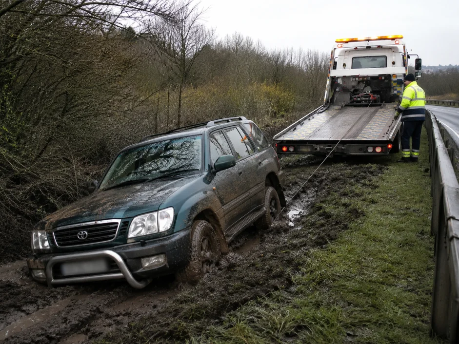 Toyota Land Cruiser Winch Recover Carlton Nottingham
