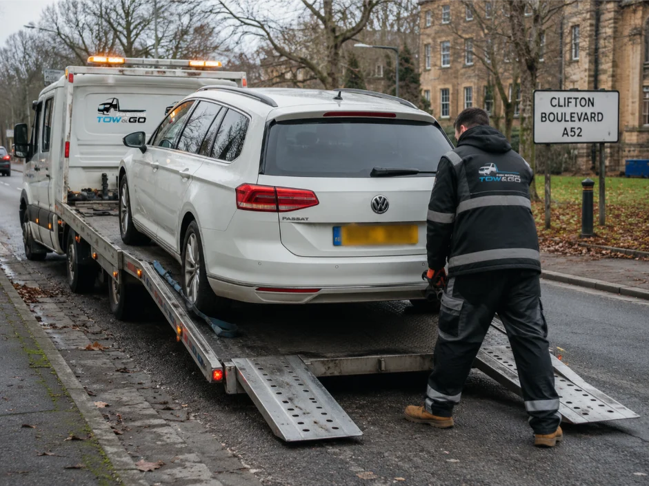 Volkswagen Passat Estate Vehicle Recovery Bulwell Nottingham