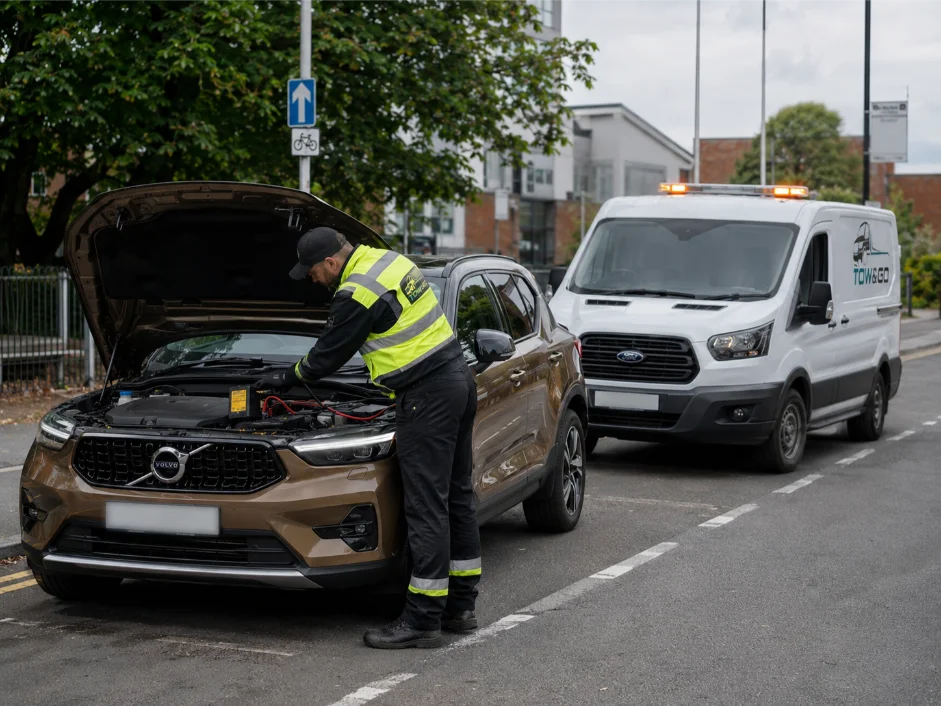 Volvo XC40 Roadside assistance Battery Boost Carlton Nottingham