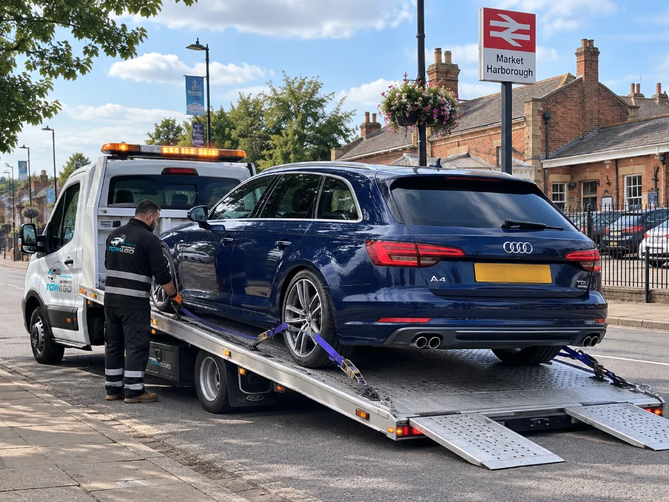audi a4 avant vehicle towing market harborough