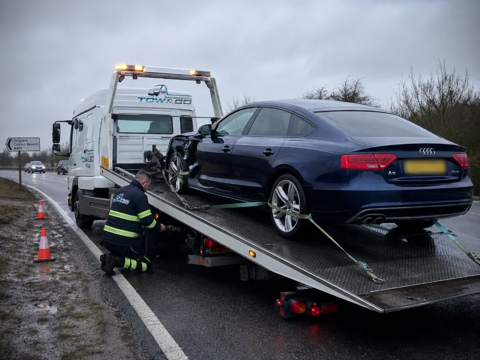 audi a5 accident recovery cotgrave