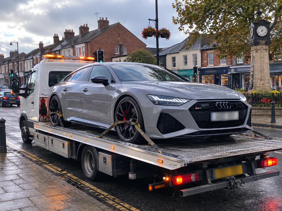 audi rs7 luxury car recovery heanor