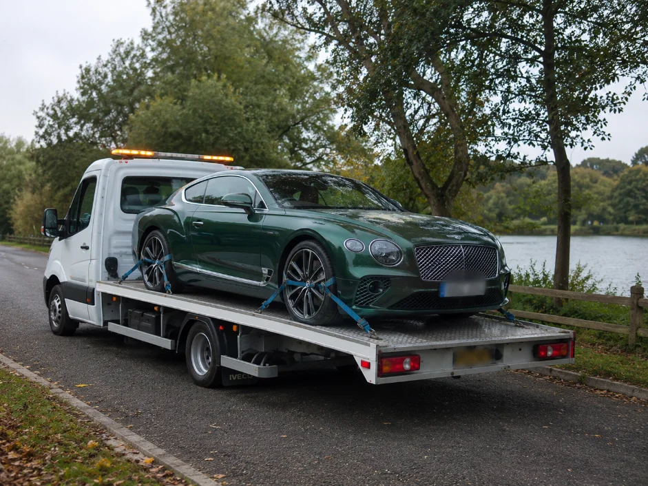 bentley continental gt luxury car recovery cotgrave