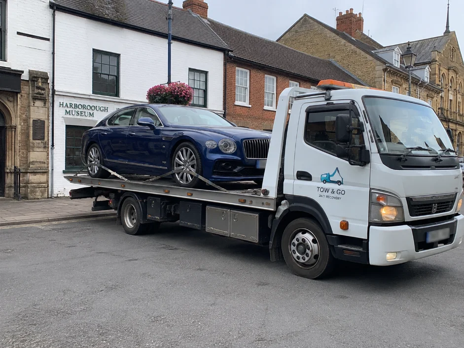 bentley flying spur luxury car recovery market harborough