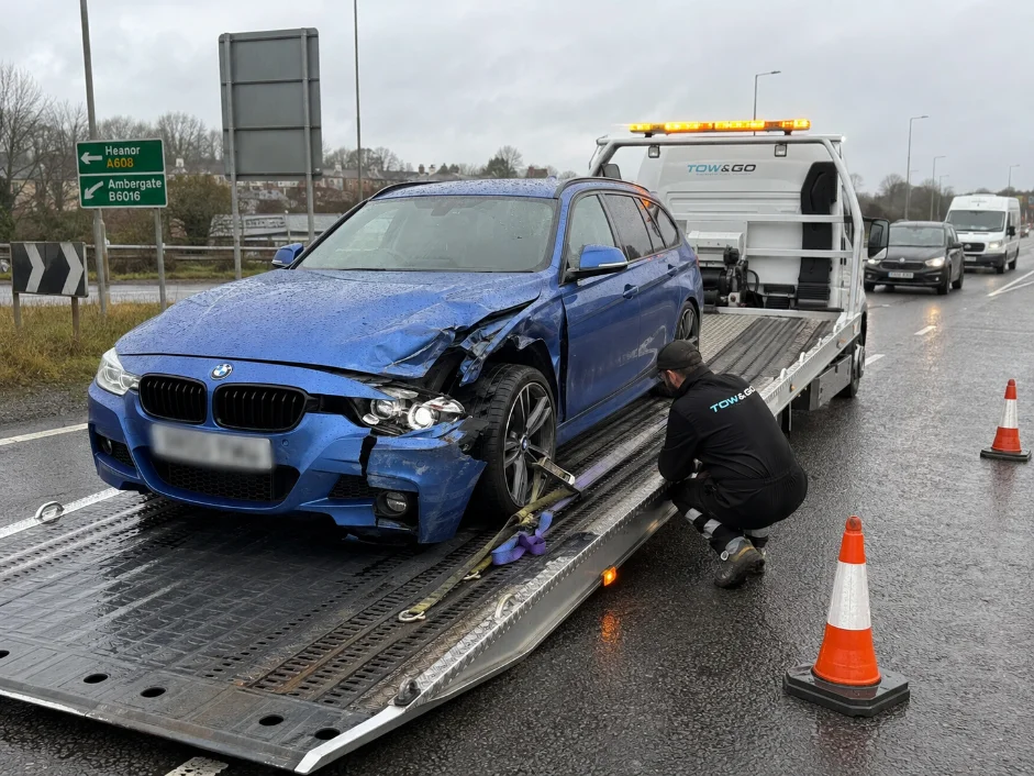 bmw 330e accident recovery heanor
