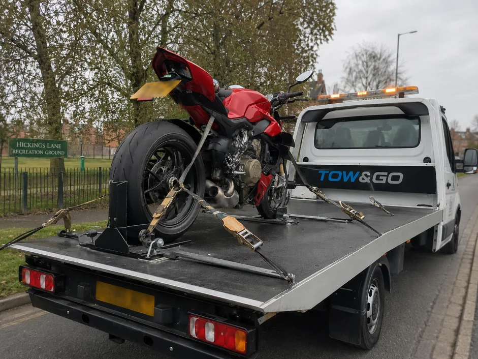 Ducati Streetfighter V4 Motorbike Recovery Stapleford