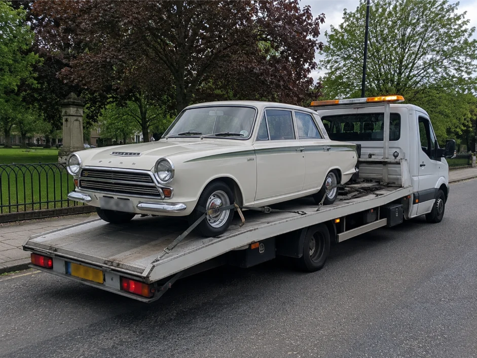 ford cortina mk2 classic car recovery kirkby in ashfield