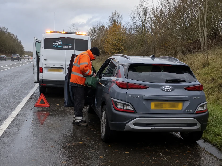 Hyundai Kona Fuel delivery Coalville, UK