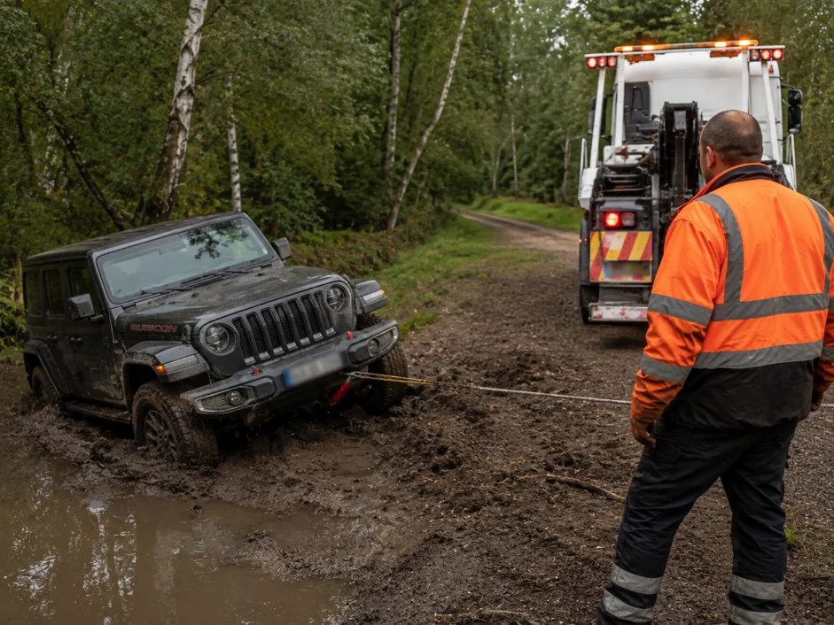 jeep gladiator winch recovery swadlincote